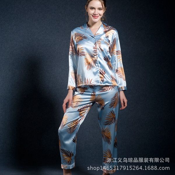 

women long-sleeved nightgown two-piece casual cardigan sleepwear pijamas nightgowns nightdress home suit, Black;red