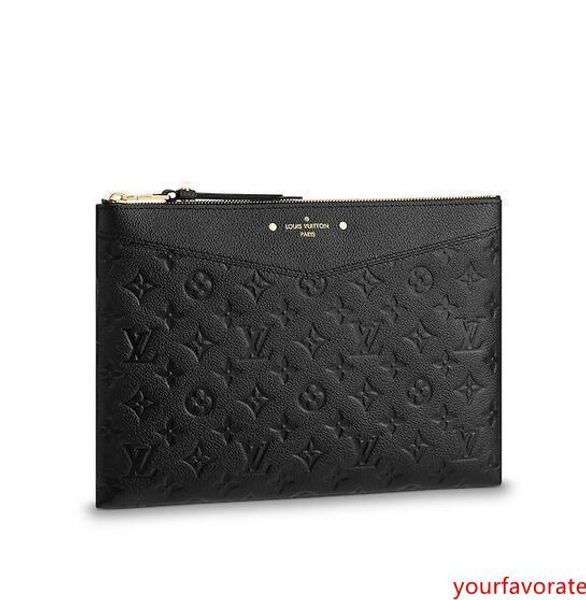 

m62937 daily pouch women real leather long wallet chain wallets compact purse clutches evening key card holders