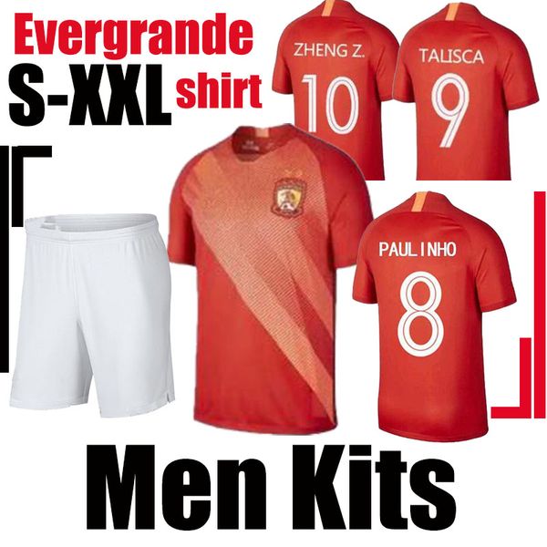 

Thai 19 20 Guangzhou Evergrande jersey home soccer jerseys 19 20 Top Alan PAULINHO GOULART Ricardo Nemanja Gudelj football shirts