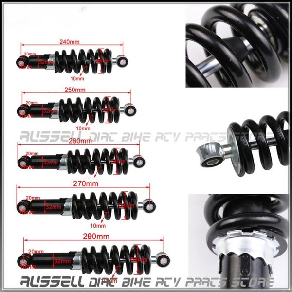 

hydraulic absorber suspension for cross dirt pit bike atv quad accessories motocross 800lbs 240mm 250mm 260mm 270mm 290mm