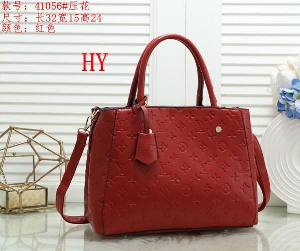 

ready stock women handbag 2020 pu leather women alphabet embossed shoulder bag shopping bag cosmetic bags 40156
