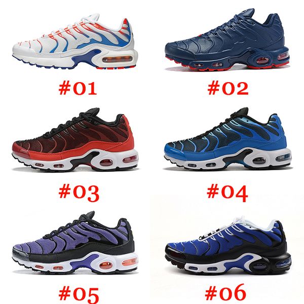 

wholesale brand new tn plus 01 retro running shoes maxes mens casual shoes sneakers sport fashion basketball shoes, Black