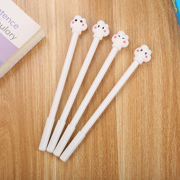 

40 pcs lovely cloud neutral pen cartoon learning stationery waterborne creative fresh office signature pen