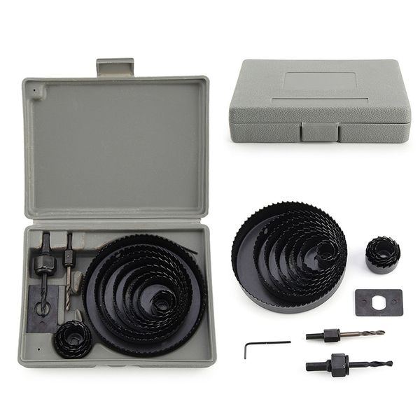 

afbc 17 hole saw kit 19-127mm metal circle cutter round drill wood alloy downlights other event party supplies