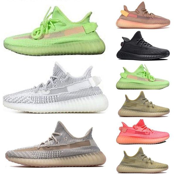 

running shoes zebra lundmark athletics sneakers yecheil kanye west antlia synth reflective gid glow black true form clay 48 static yeezreel, White;red