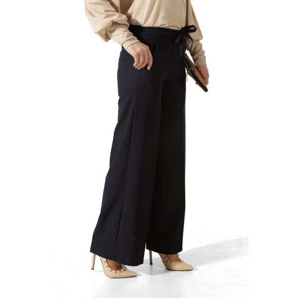 

hijab belted pants, Black;white