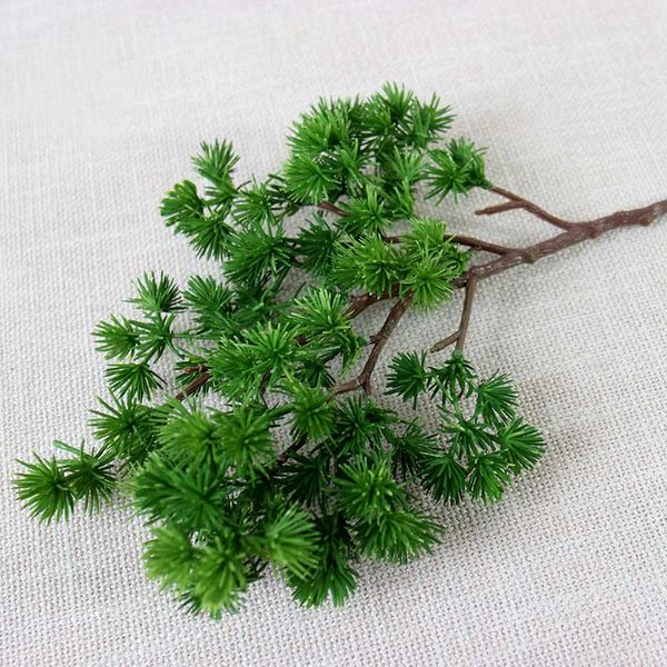 

plastic pine needles plants fake artificial flowers fake green leaves home balcony garden party decoration
