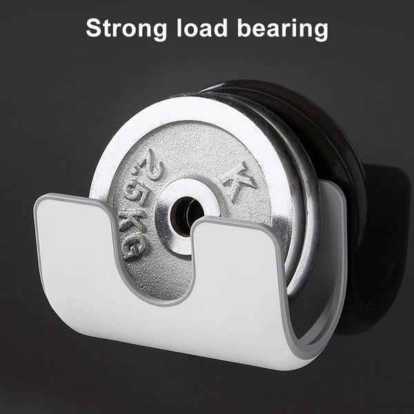 

waterproof punch-wall-mounted pot lid rack with four hooks for kitchen slc88