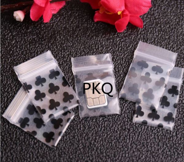 

100pcs 3*4cm mini thick plastic pouch clear packing small jewelry bag plastic packaging bags r bag