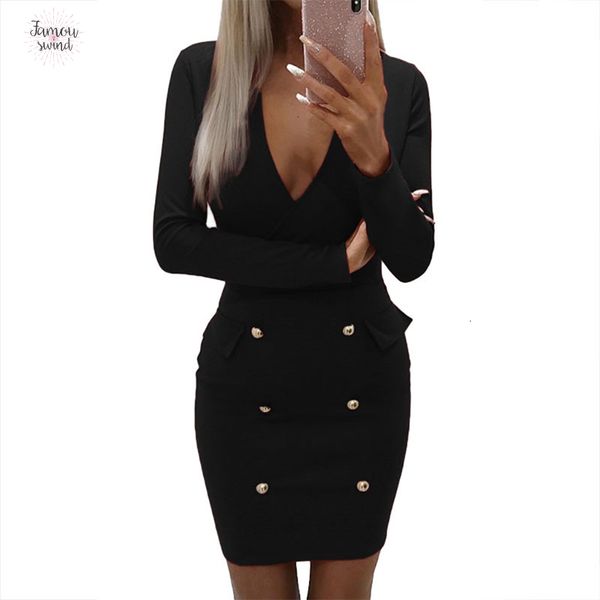 

v шеи платье партии элегантная осень зима новых женщин платья оболочки clubwear офиса платье m0139 2xl выше колена мини-клуб, Black;gray