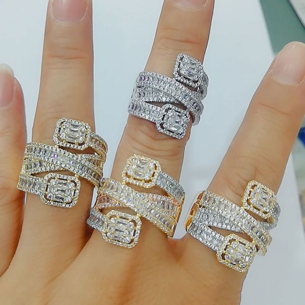 

larrauri 2019 trendy square geometry cubic zircon stacks rings for women finger rings beads charm ring bohemian beach jewelry, Slivery;golden