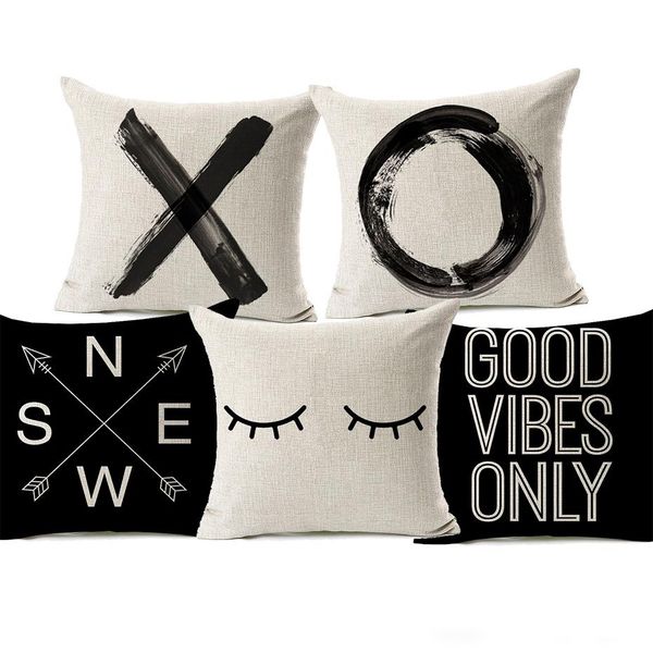 Stay Wild Boys Rule Good Vibes Only Cushion Covers Modern