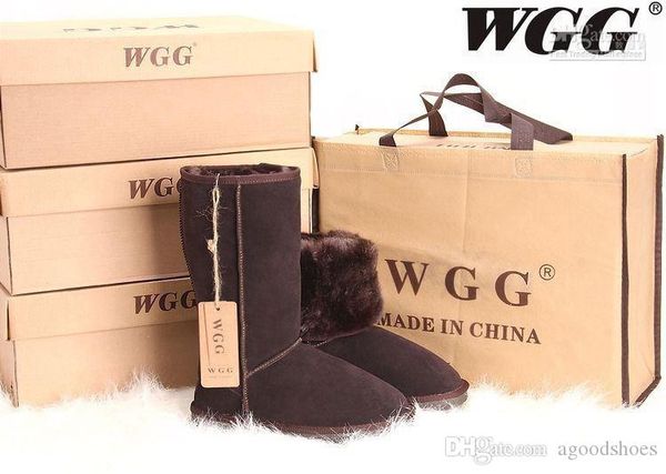 

2019 wgg women's classic tall boots womens boots winter boots leather us size eur36-43, Black