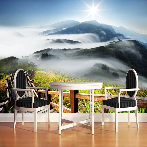 

custom p modern wall paper mural 3d mountain natural scenery pgraphy art wall painting living room bedroom decor