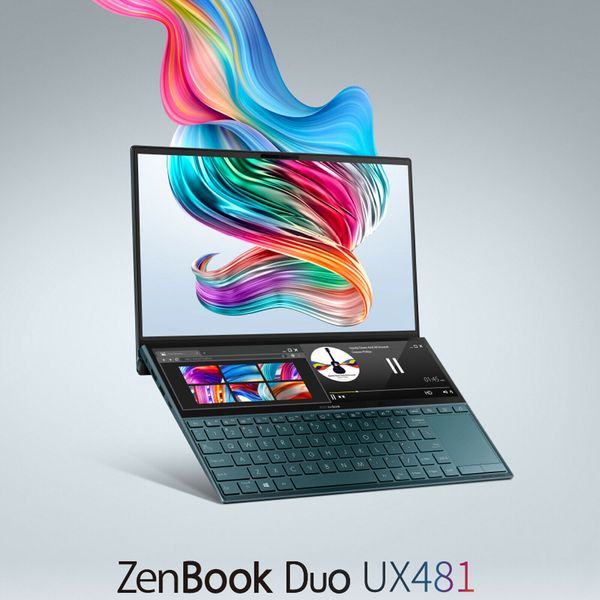 

asus zenbook duo 14" ux481fl-bm062t screenpad intel i5 10th mx250 16gb 512gb