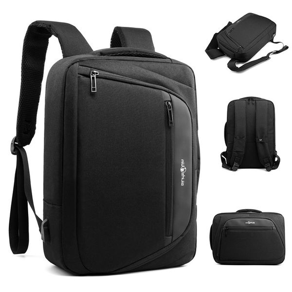 

lapbackpack men 15.6 inch notebook bagpack travel waterproof bag backpacks for school bags business usb charger back pack