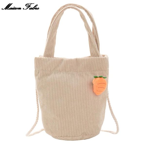 

maison fabre women fashion child corduroy radish coin purse shoulder handbag casual bag mobile phone bag