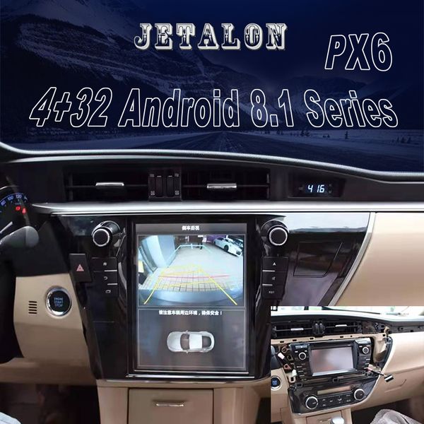 

10.4" vertical screen radio player for corolla 2015 gps bluetooth six core 32gb rom android 8.1 car multimedia 2014-2017 car dvd