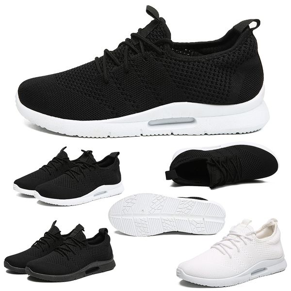 Heißer Verkauf Frauen Männer Mode Laufschuhe Elastizität Atmungsaktives Netz Triple Weiß Schwarz Trainer Sport Designer Turnschuhe 39-45