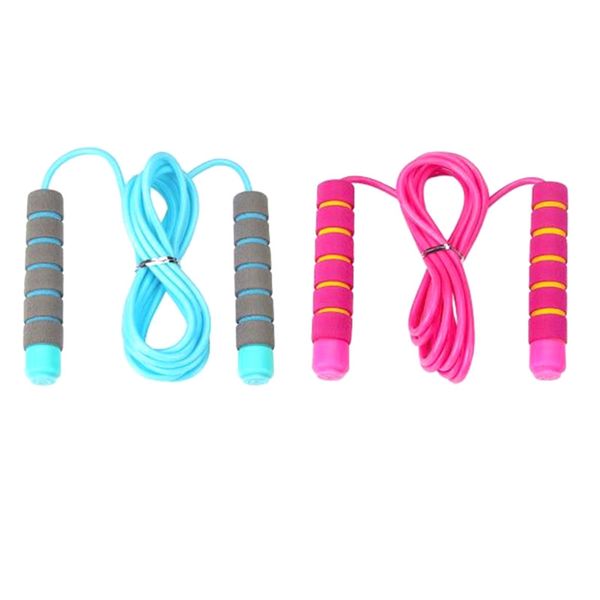 

2 pcs jump rope, adjustable soft skipping rope with foam handles for and kids keeping fit,weight loss