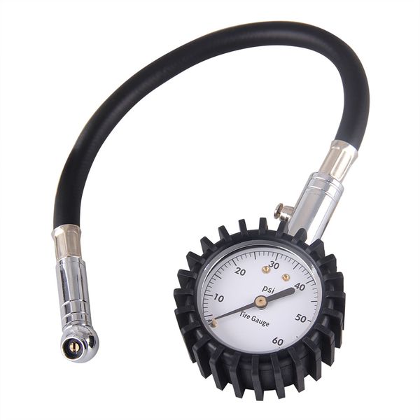 

tire pressure gauge meter 0-60 psi auto car bike motor tyre air pressure gauge meter auto car tire