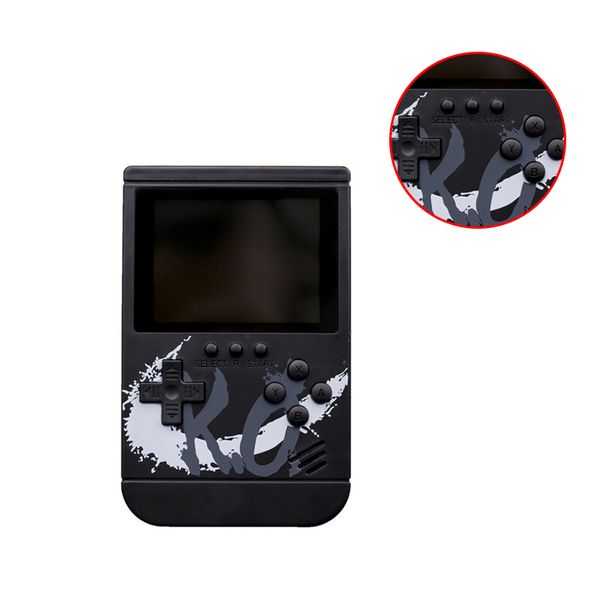 

built-in 300 games 1000mah battery game player 3 inch color lcd retro handheld game console+gamepad 2 players doubles