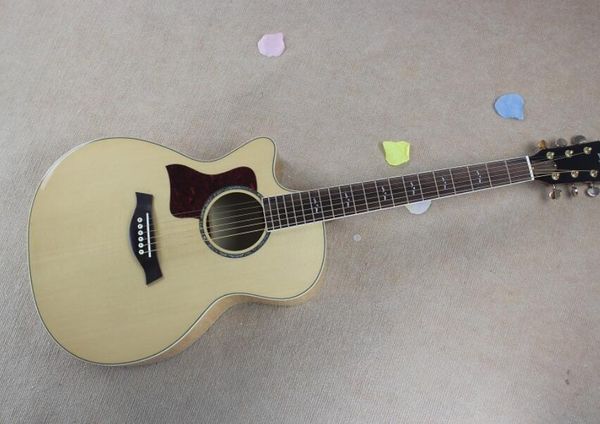 

левая рука 41-дюймовые народная баллада 614 акустической гитары левой рукой специального пикапа электрического ящик, свободная перевозка гру