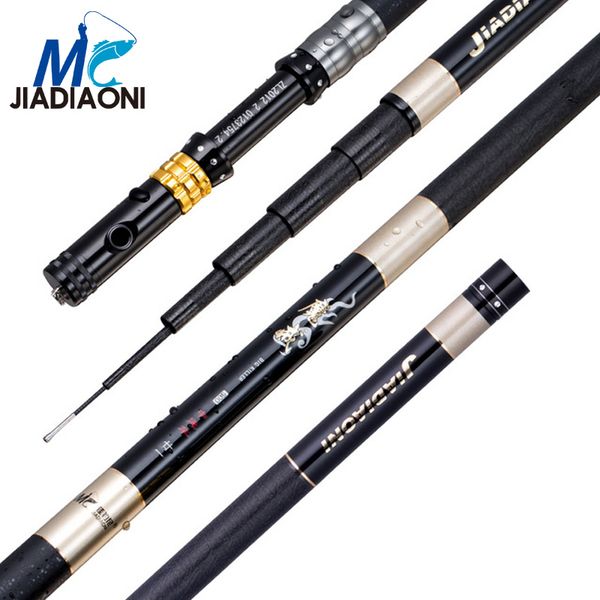 

jidiaoni new carbon fiber superhard 3.6m/4.5m/5.4m/6.3m taiwan fishing rod fishing tackle hollow rod
