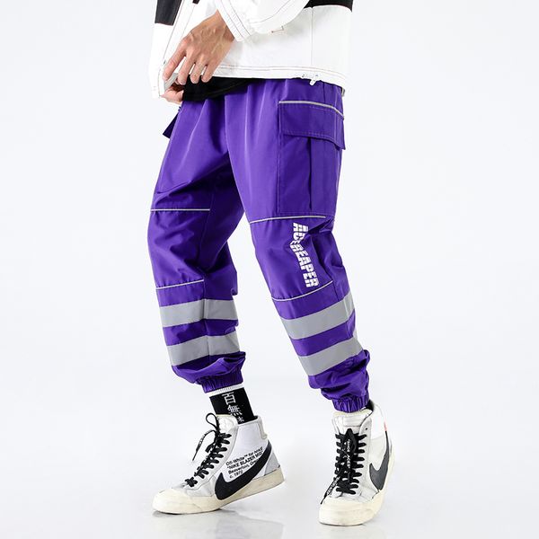 

мужчины нашивка срощенных повседневных брюки мужчину хип-хоп сыпучих streetwear sweatpants joggers танцы гарем брюки штаны, Black