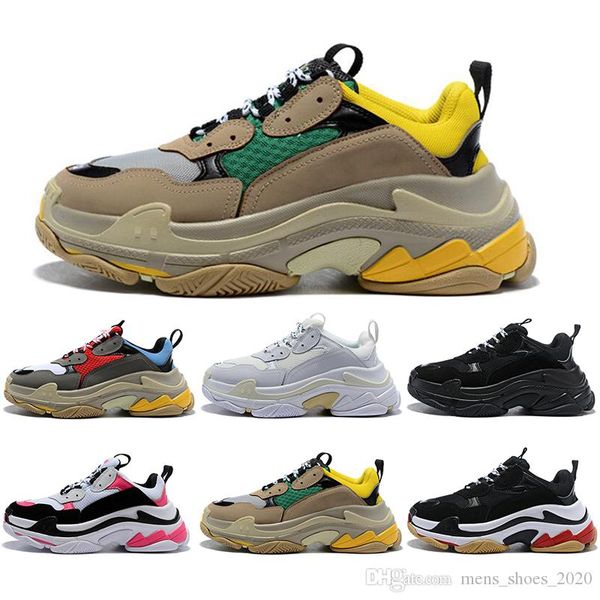

with socks new triple s designer old dad sneaker combination soles boots mens womens casual shoes high mens designer shoes 36-45