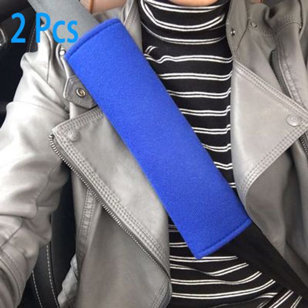 

car seatbelt shoulder pad super soft plush thickening shoulder strap for car safety seat belt cover cushion harness pad 2 pcs