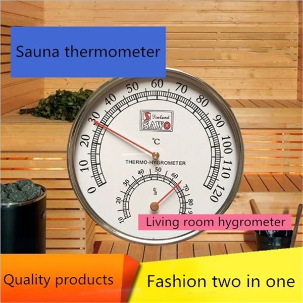 

0-120degr sauna thermometer metal dial hygrometer humidity temperature measurement meter indoor room accessory living room water thermometer