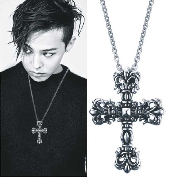 

new listing titanium steel cross death coffin pendant necklace for man punk hip hop rock personality men's fashion jewelry, Silver