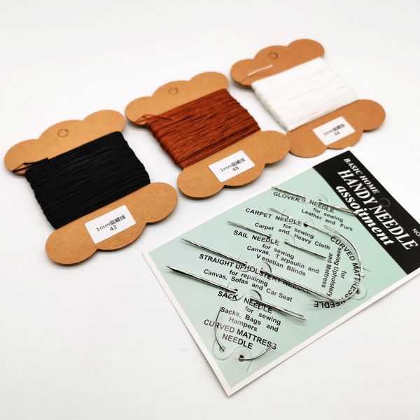

кожа ие обђв Ѭемон набоѬ инѬђменов 10pcs / set needle tool kit leather craft вейне пѬина, Black