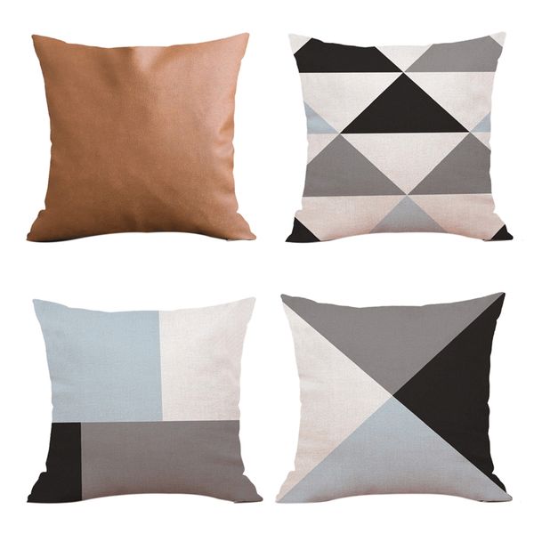 Decorative Throw Pillow Covers Only For Couch Sofa Or Bed Set Of