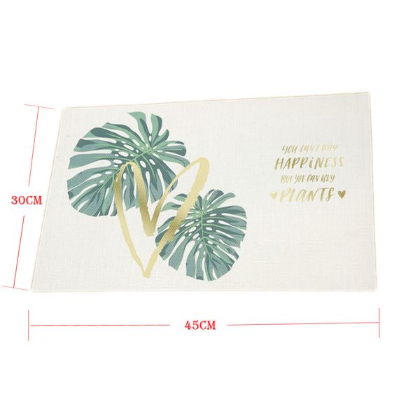 

home geometry placemat linen dining insulation kitchen mat clover cotton table