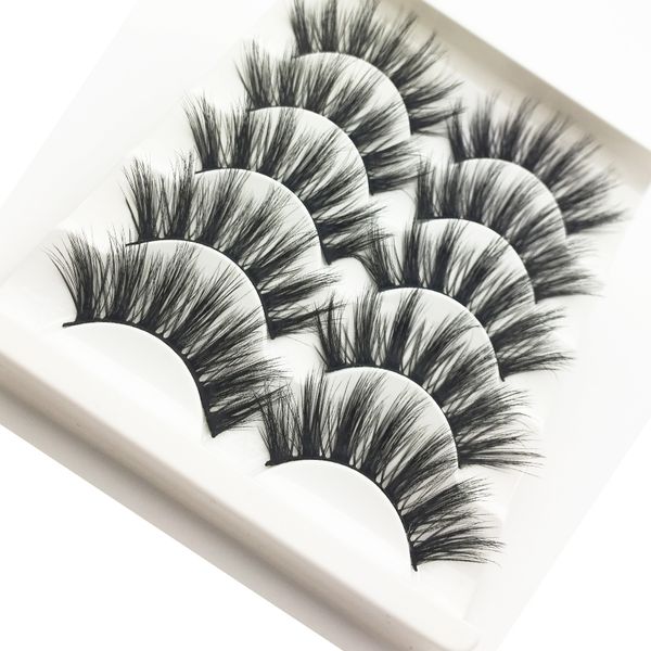 

5 pairs 3d eyelashes hand made false eyelashes makeup mink faux eye lashes lashes for maquiagem mink cilios makeups