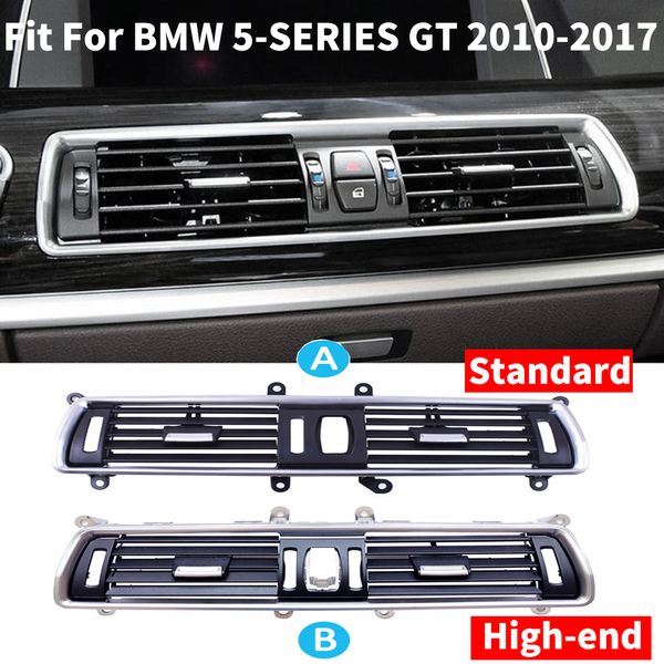 

car center console a/c air conditioner chrome interior inner outlet vent dash panel grille for 5 series gt 528 535 f07 10-17