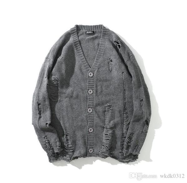 

прилив мужчины дизайнер кардиган бренд высокое качество печати пара одежда свободные уличные хип-хоп белая мода хлопок мужские толстовки отв, Black