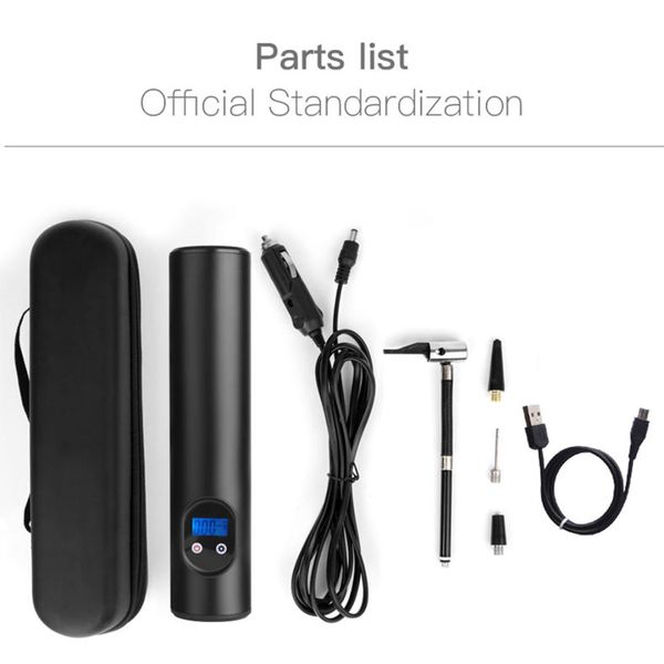 

6000mah 150psi car inflatable air pump usb interface cordless air compressor car mini bike pumptyre inflator motorcycle tire