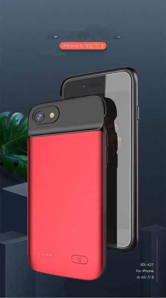 

xindeli ultra-thin soft silicone is suitable for apple 6/6s/7/8, 6p6sp7p8plus back clip battery case