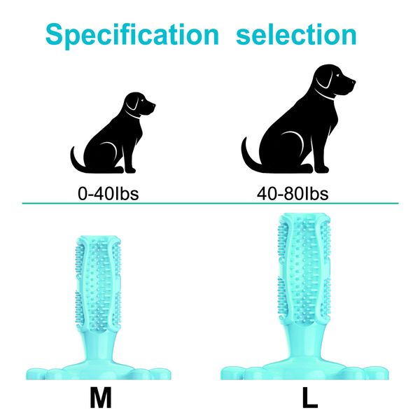 

2020 rubber dog chew dog toothbrush teeth cleaning pet toothbrushes brushing stick pet dog supplies puppy popular toys