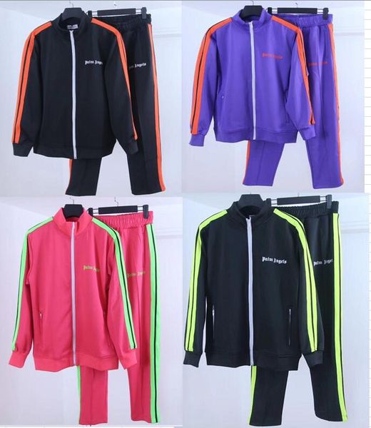 

2020 new palm angel jacket women men autumn winter treetwear ca aul palm angel pa rainbow exclu ive draw tring jacket, Black;brown