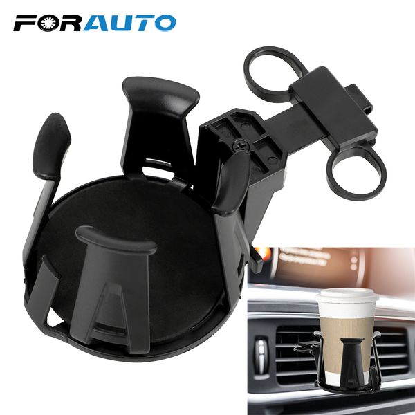 

forauto car air outlet cup holder adjustable drinks holder vehicle mount black rack interior storage box car beverage bottle cup