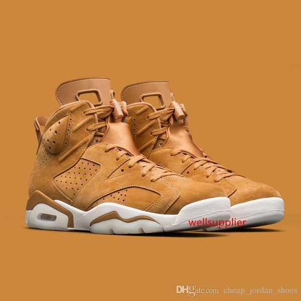 

6 new wheat men s basketball shoes men sneakers 6s basket ball shoe sports outdoor athletics sneaker size 40-47
