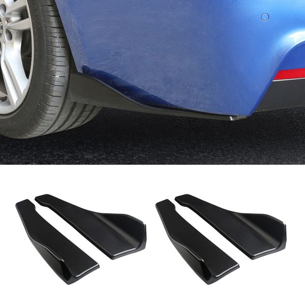 

4pcs pp car body rear bumper spoilers lip kit splitters protectors