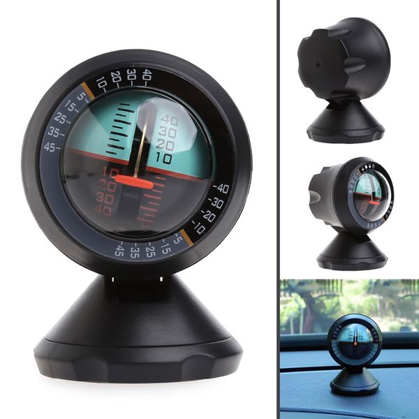 

car compass portable durable abs black electronic adjustable military marine ball night vision compass for boat vehicle