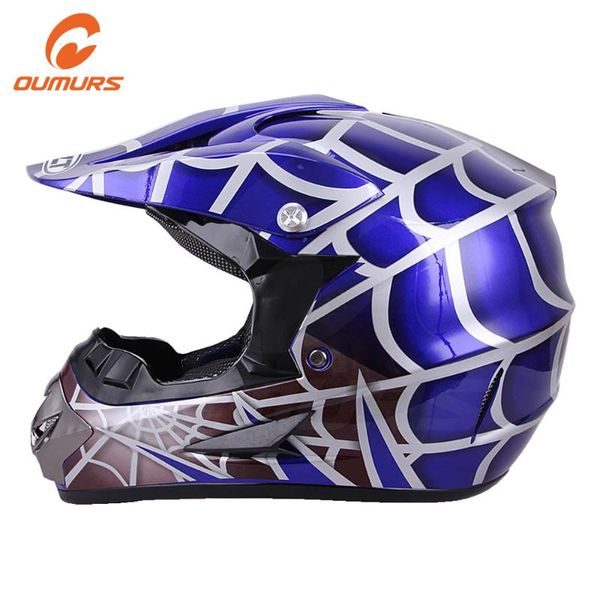 

oumurs dot мотоцикл шлем прохладный детское веб стиль мальчиков безопасность защитные каски off road мотокросс dirt bike atv молодежи