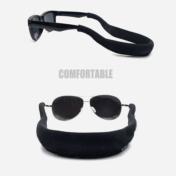 

floating elasticity glasses chains for diving swimming sunglasses chains eyeglasses eyewear chain glasses holder rope, Silver