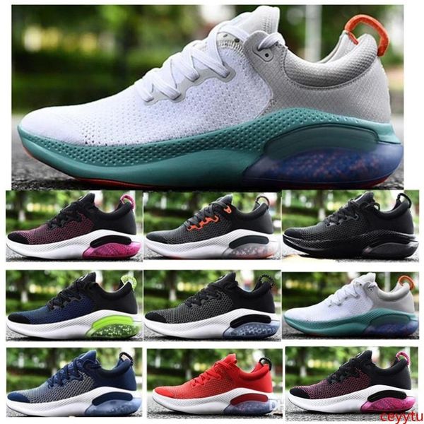 

classic joyride run men running shoes triple black white platinum tint university red breathable athletic shoes size 36-45